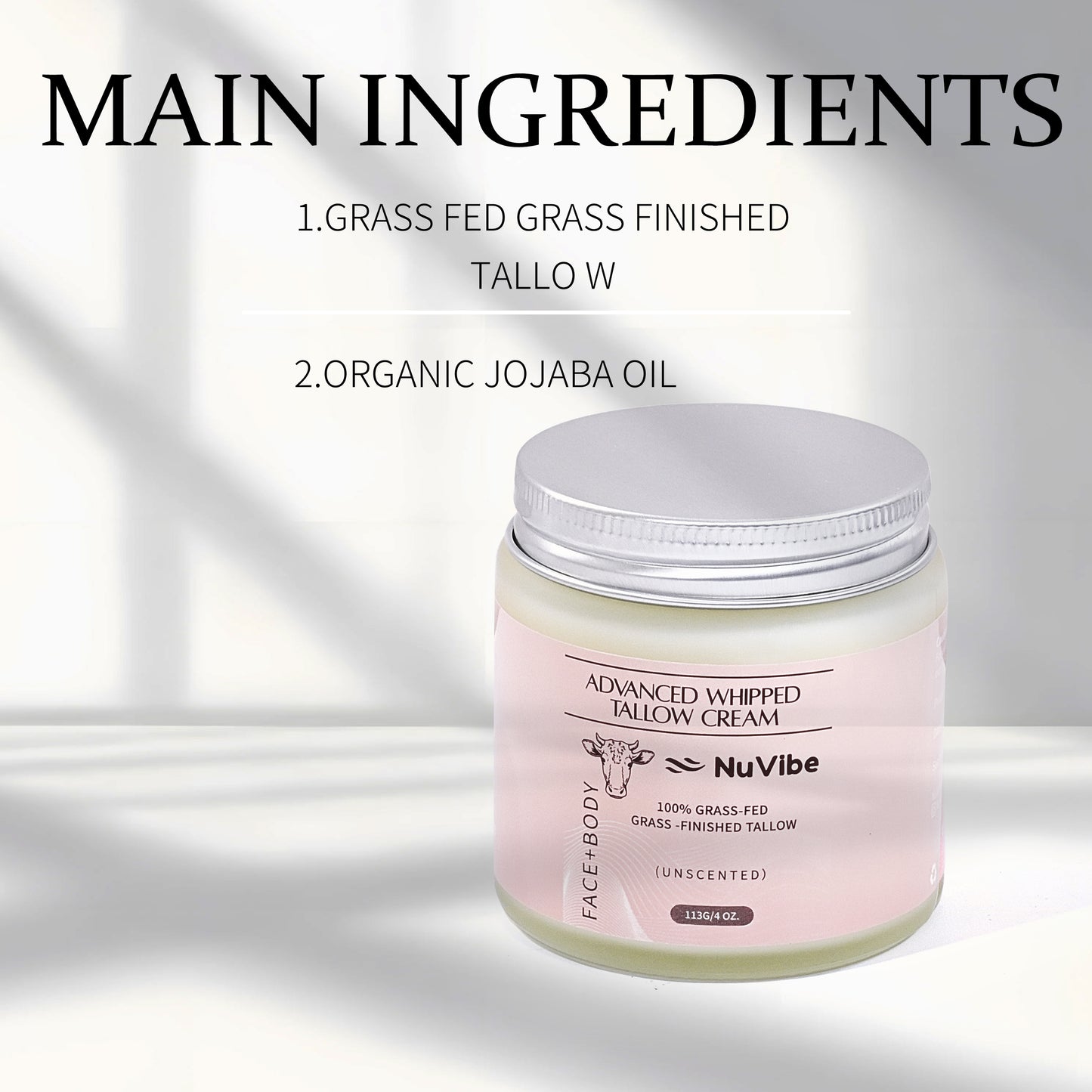NuVibe ADVANCED Whipped Tallow Cream